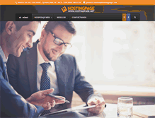 Tablet Screenshot of hostingpage.net